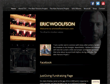 Tablet Screenshot of ericwoolfsonmusic.com